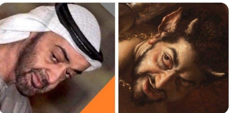 حسم جدل عمر لوحة “الشيطان” التي اثارت جنون الإمارات وانكرت وجود راسمها جيوفاني